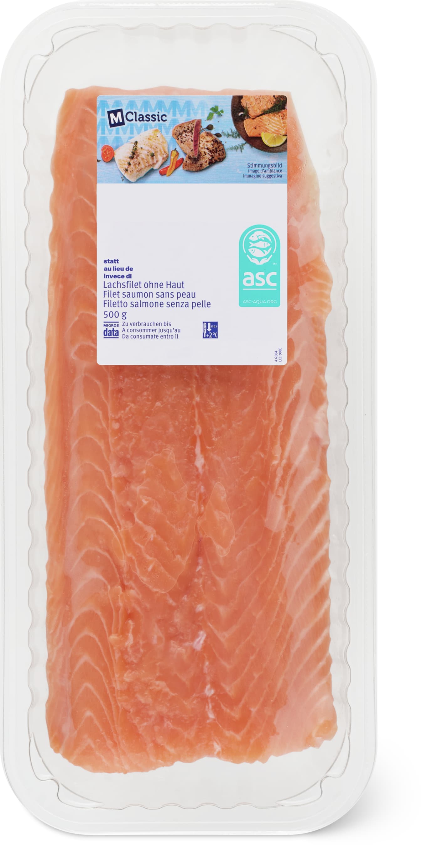 Filet de saumon sans peau